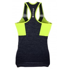 REGATA TRINYS TANK TOP MESCLA - MESCLA/LIME GREEN